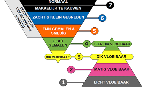 Het IDDSI-raamwerk bij dysfagie