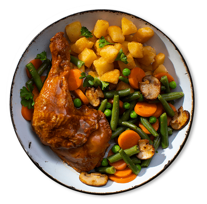 Grootmoeders kippannetje