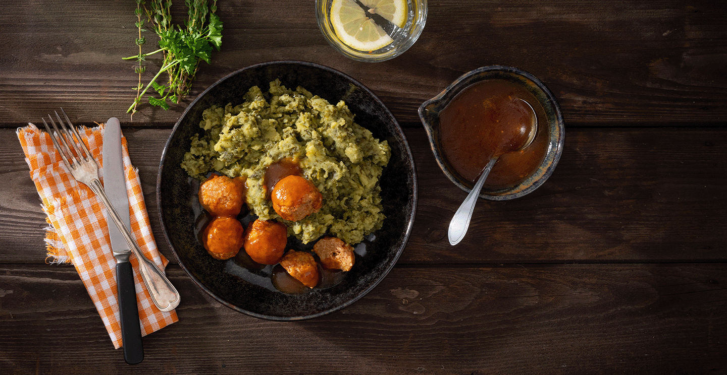 Vegetarische boerenkool