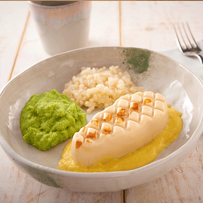 Fijn gemalen maaltijd